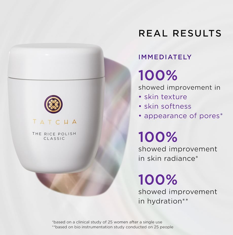 TATCHA Polissage au Riz Classique — emballage soigné et expérience spa à domicile.