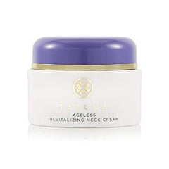 TATCHA Revitalizing Neck Cream sur flacon, hydratation du cou.