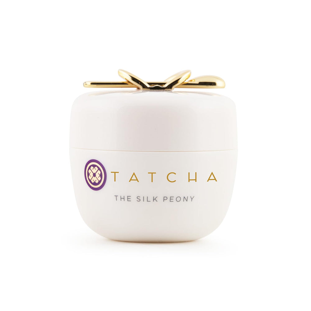 TATCHA Silk Peony – emballage élégant pour le soin des yeux hydratant.