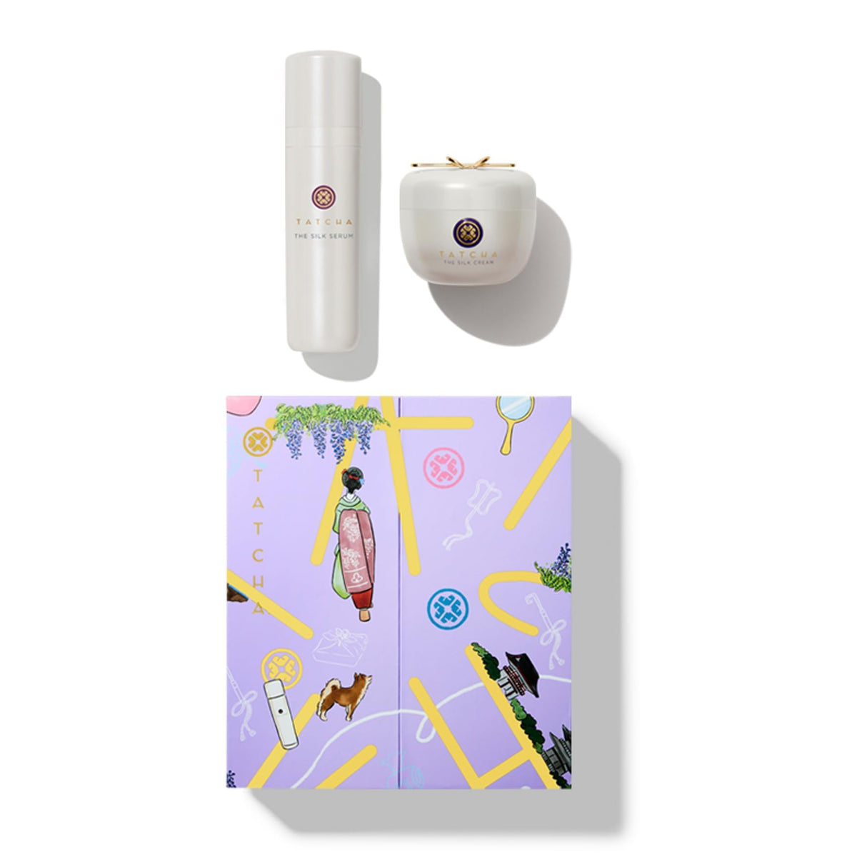 TATCHA Silk Serum flacon – hydratation soyeuse pour la peau.