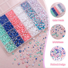 Tatiwoo perles flatback rose-violet pour vêtements et nails