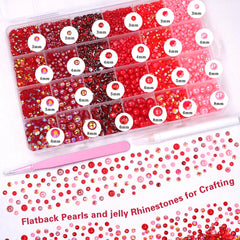 Strass résine jelly Tatiwoo, 3 mm, reflets variables selon la lumière.