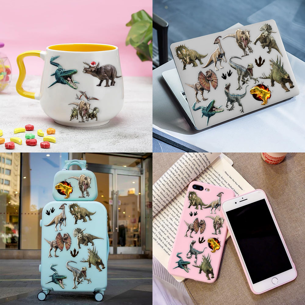 Tatouages dinosaure 3D — matériaux non toxiques et sûrs pour enfants.