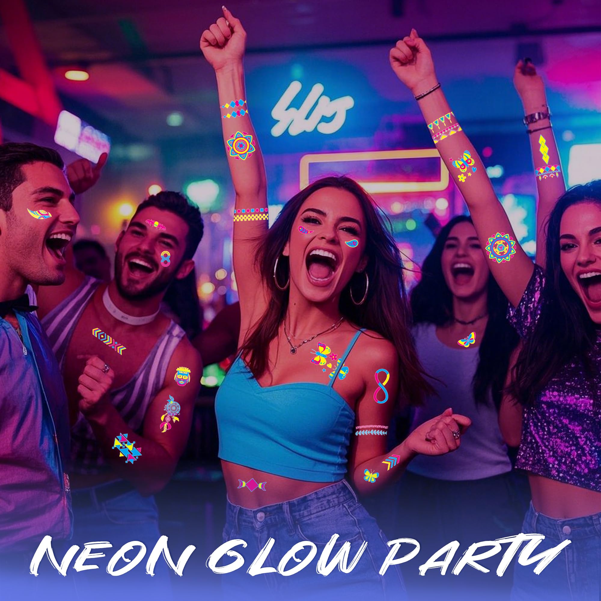 TATUWST accessoires néon pour soirées, ambiance lumineuse garantie