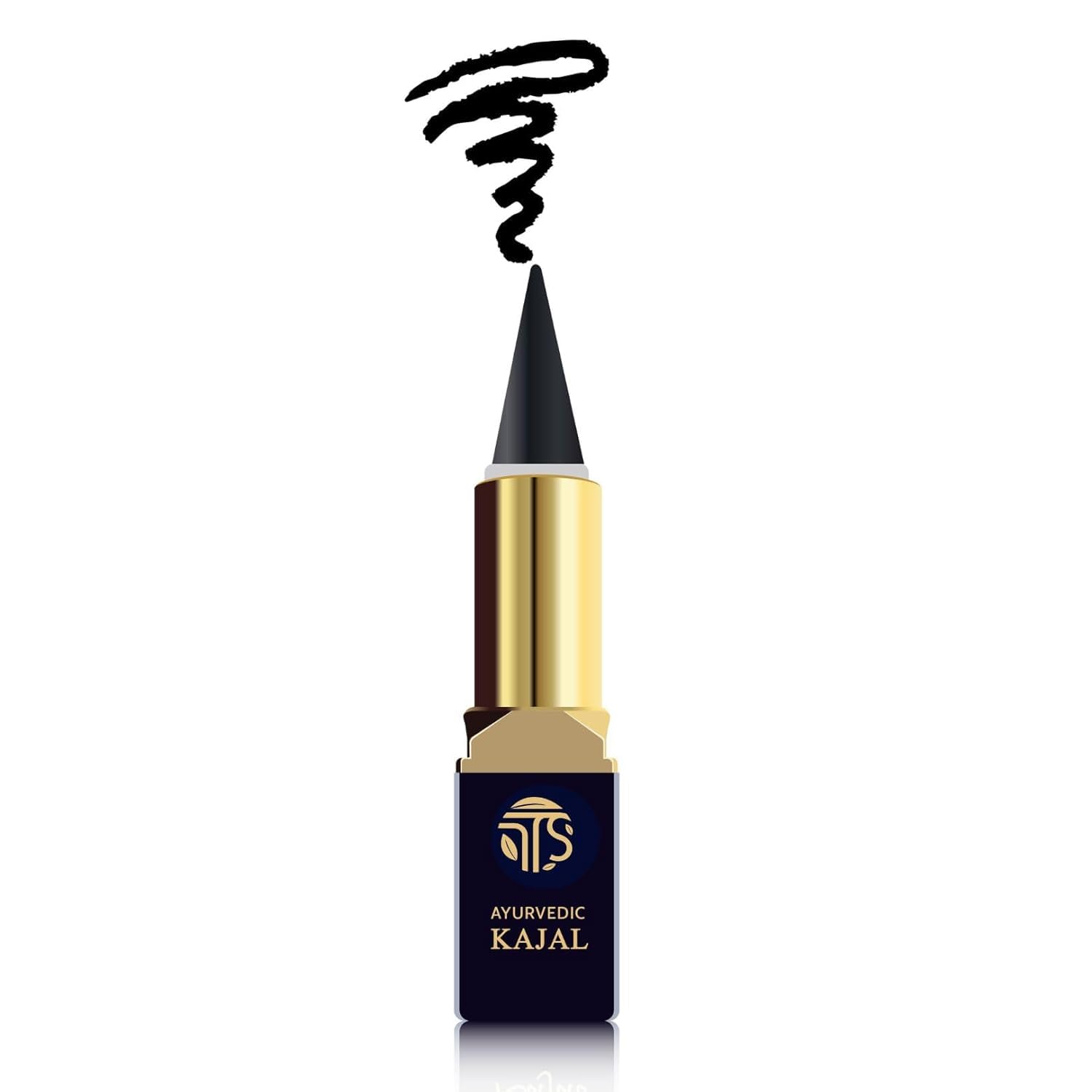 Kajal Tatsat Ayurvedique : texture noire riche pour un regard naturel.
