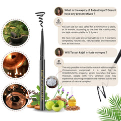 Kajal Tatsat composition Triphala Tulsi pour usage quotidien doux