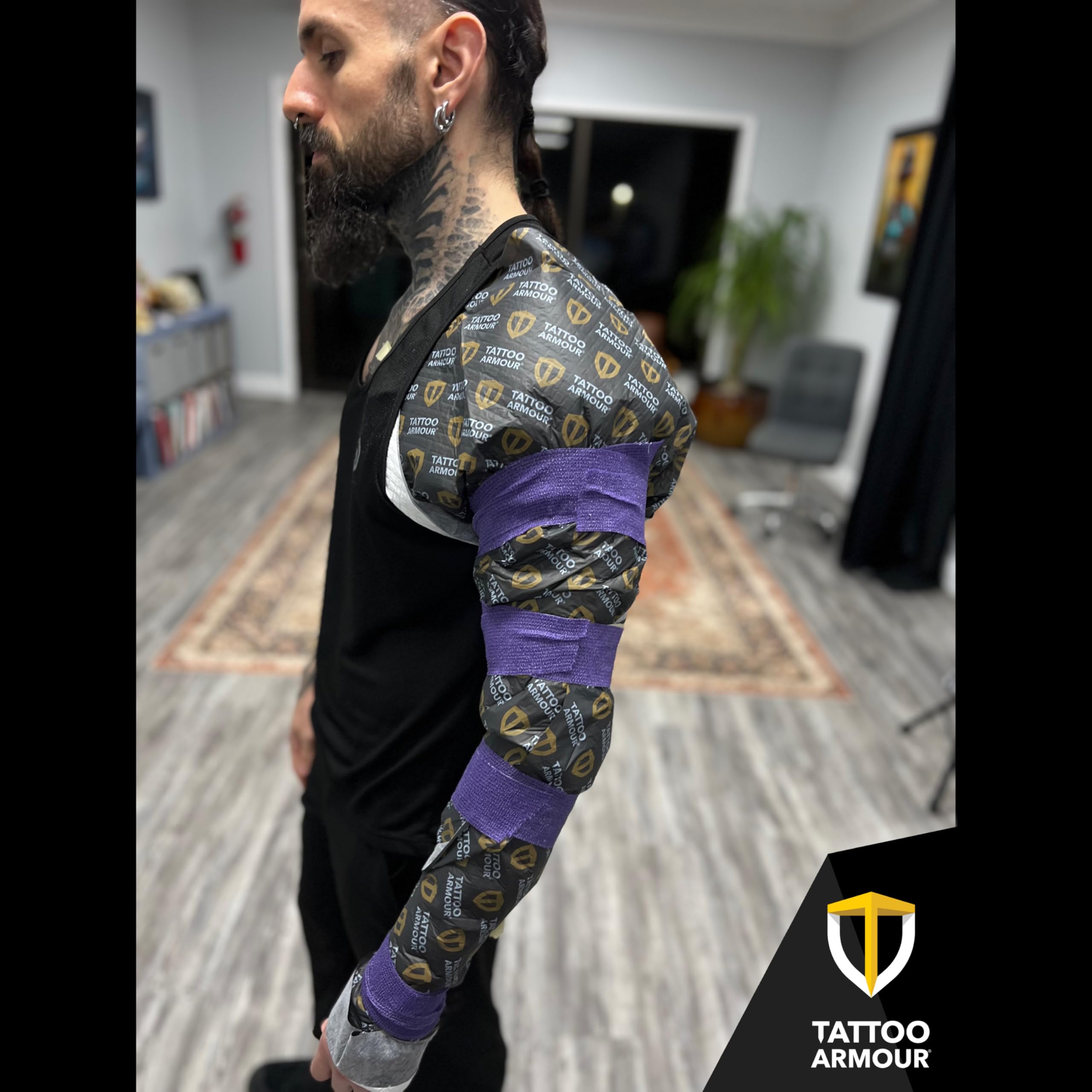 Tattoo Armour feuilles XL emballage – emballage pratique et prêt à l'emploi