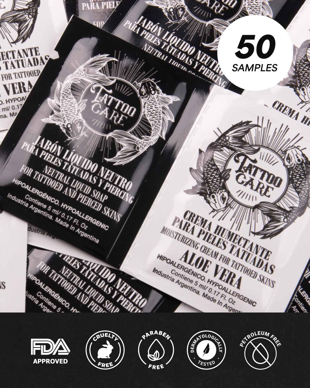Tattoo Care Kit ingrédients propolis vitamines — peau saine et nourrie.