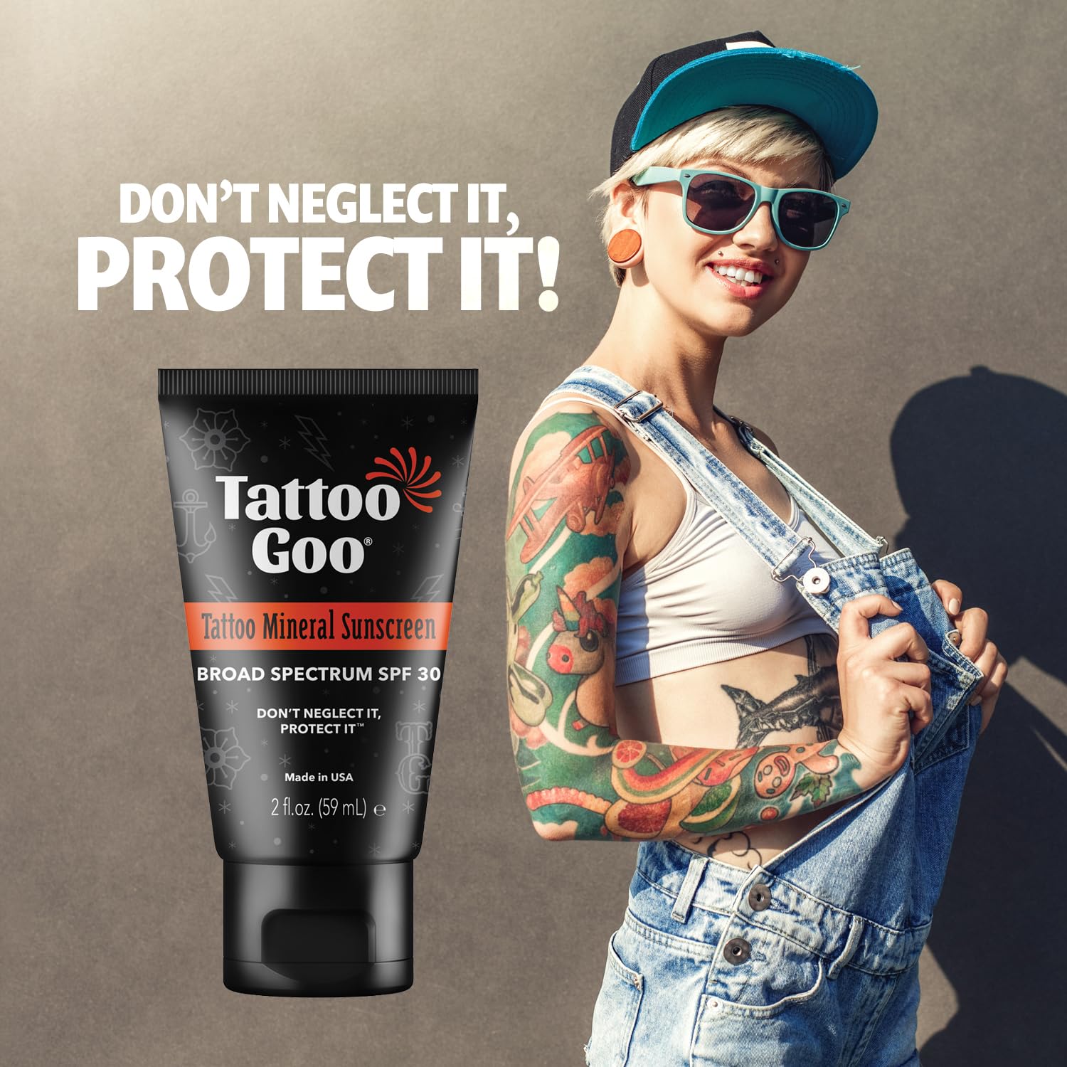 Tattoo Goo application rapide et non grasse pour tous les tatouages.