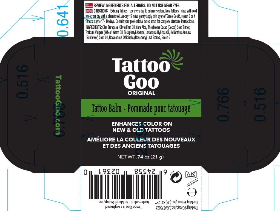 Ingrédients clés Tattoo Goo: huile d olive et hydratation