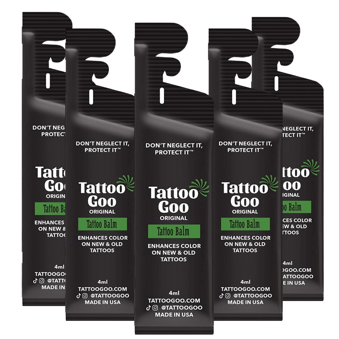 Ingrédients naturels de Tattoo Goo Original Balm pour nourrir la peau tatouée.