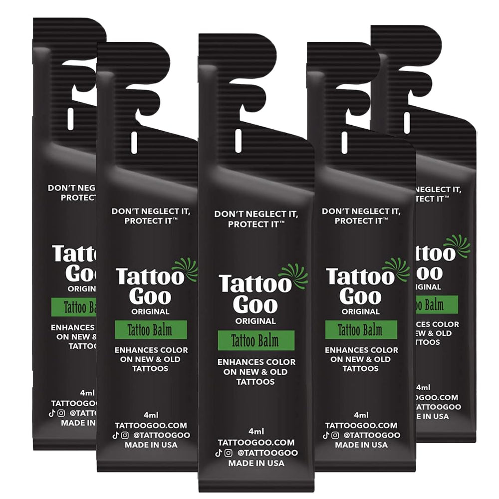 Ingrédients naturels de Tattoo Goo Original Balm pour nourrir la peau tatouée.