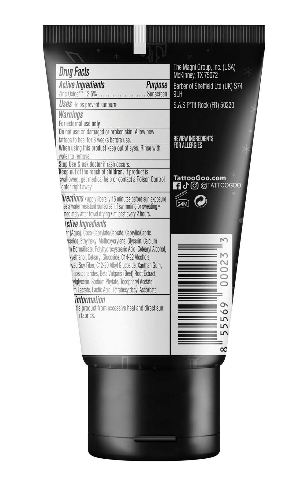 Tattoo Goo utilisation plage facile pour des sorties au soleil.