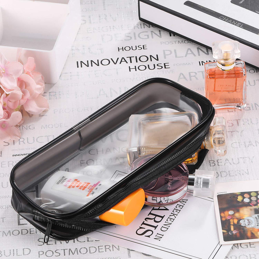 Tatuo accessoire voyage PVC transparent, rangement compact pour bagages.