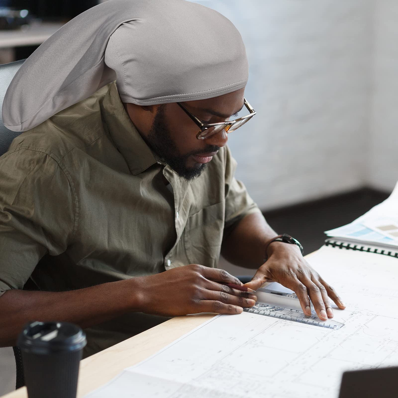 Cap Dreads Tatuo blanc – usage quotidien, lavable et réutilisable.