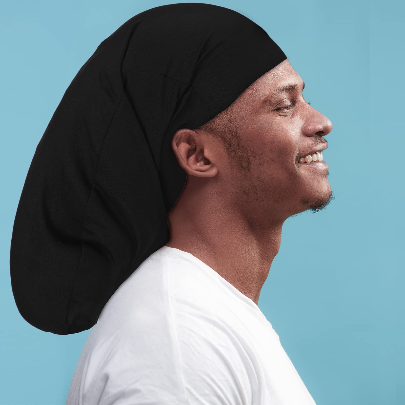 Cap Dreads Tatuo bleu royal – usage sport, absorbe la sueur et garde la coiffure.