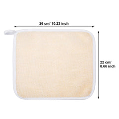 Gant exfoliant Tatuo double-face, nettoyage en profondeur du visage et du corps.