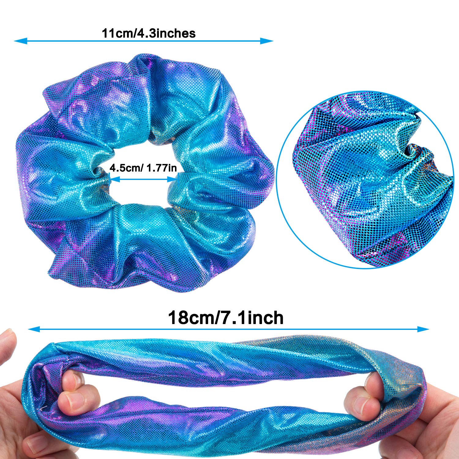Tatuo élastiques satin arc-en-ciel: confort et polyvalence pour fêtes.