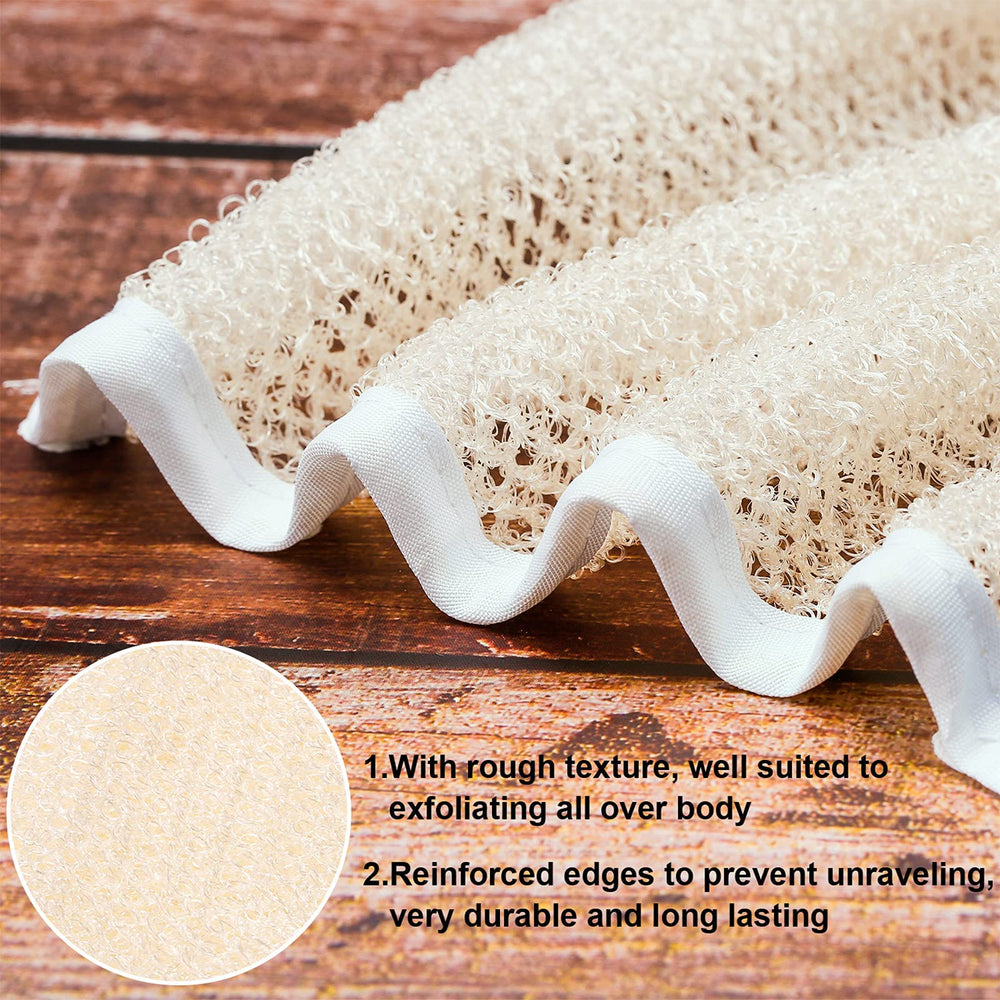 Gants exfoliants Tatuo: lavage mousse efficace et gommage sans effort.