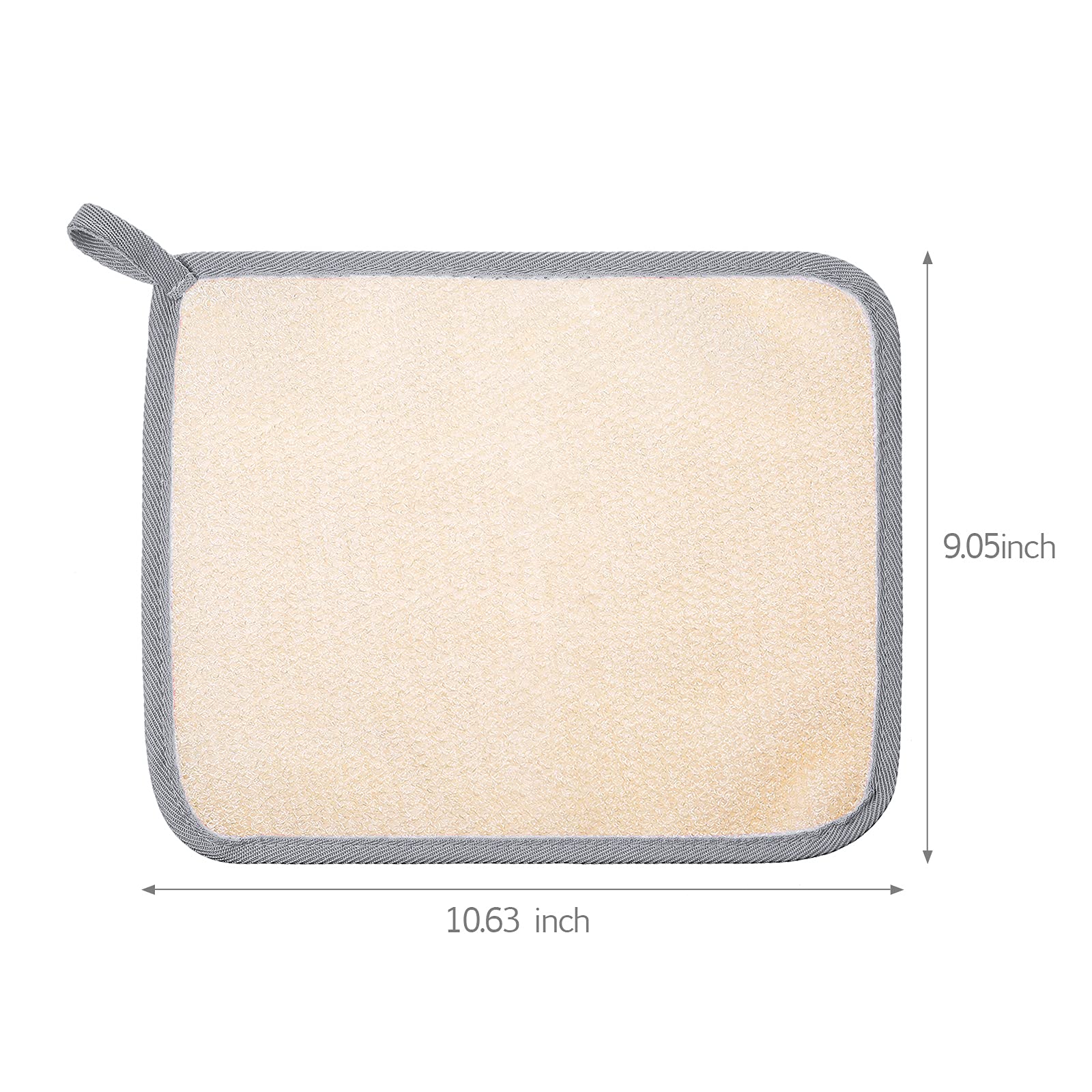Gants exfoliants Tatuo: côté doux pour peau sensible et soin quotidien.
