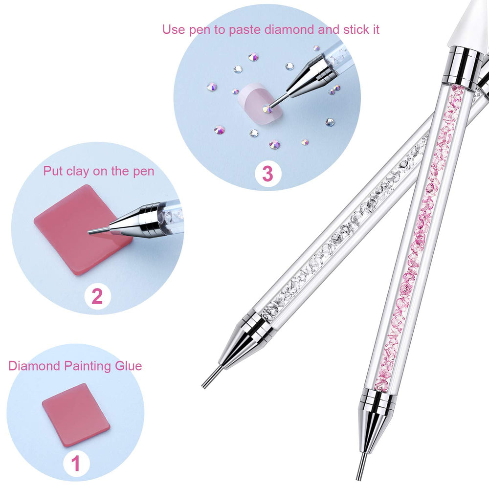 Outil décoration des ongles Tatuo avec cire rose facilitant l'application.