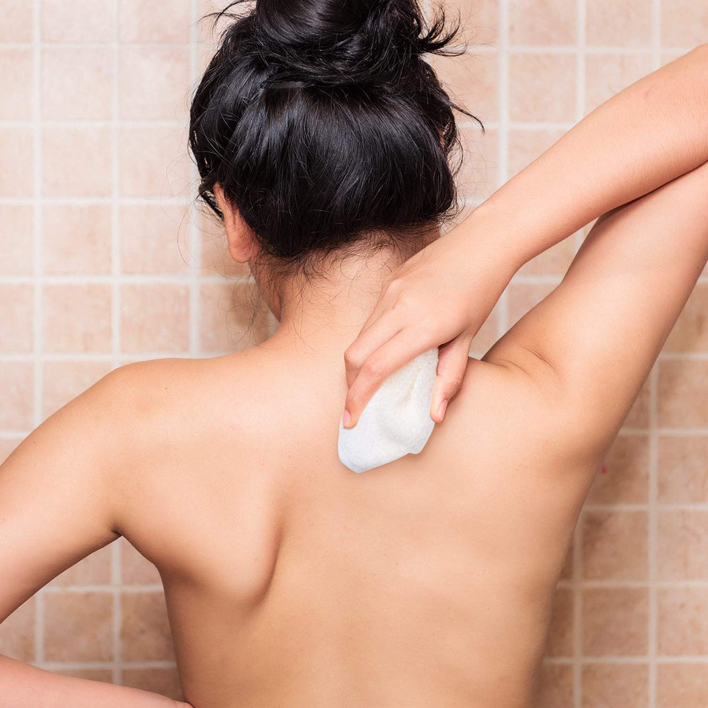 Lot de 5 gants exfoliants pour la routine familiale.