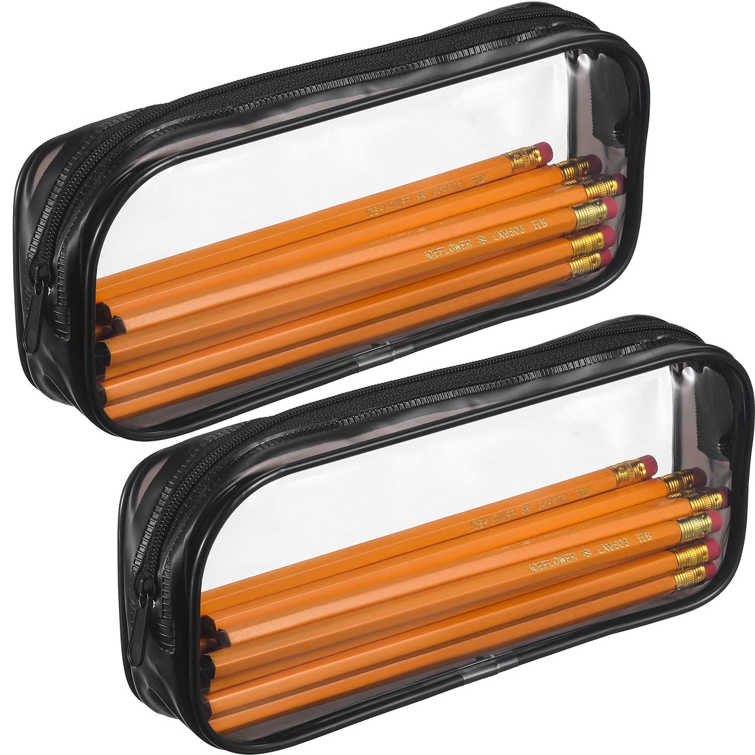 Tatuo pochette maquillage PVC transparent, pratique en voyage.