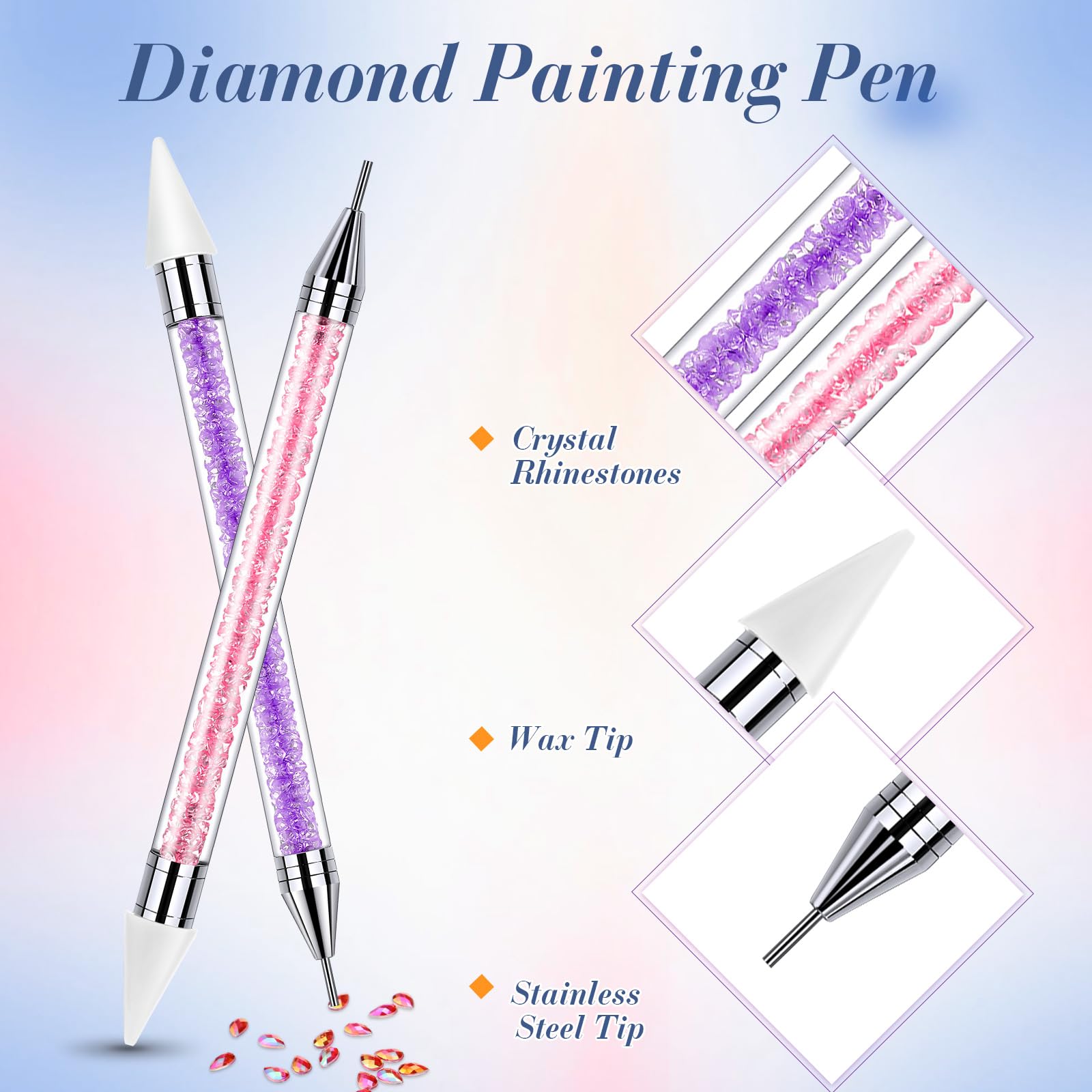 Tête inox Tatuo pour fixer durablement les strass sur les ongles