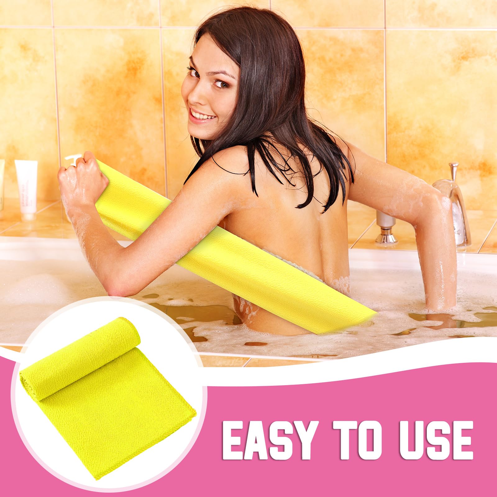 Utilisation facile avec Tatuo : lavage du corps sous la douche.