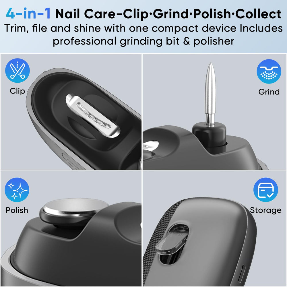 tayuzo système de rangement: collecte propre des débris d'ongles.