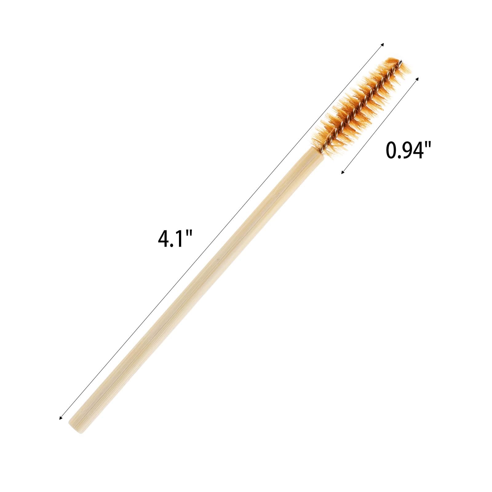 Applicateur bambou brun Tbestmax pour cils et sourcils