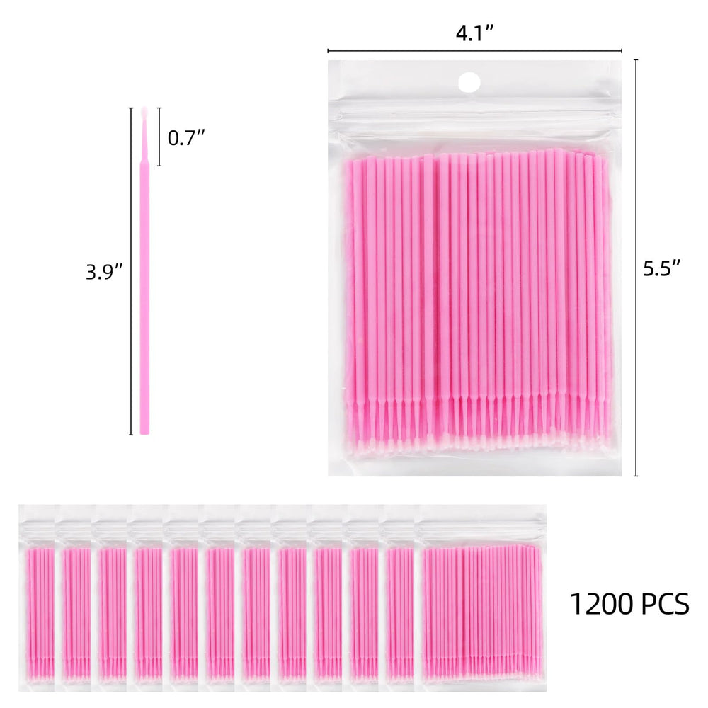 Brosse applicatrice micro Tbestmax rose – retouches précises sans résidu.