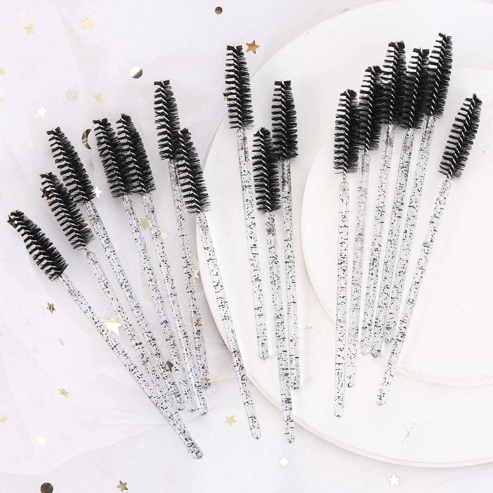 Tbestmax brosse douce noir pour cils et sourcils, usage en voyage