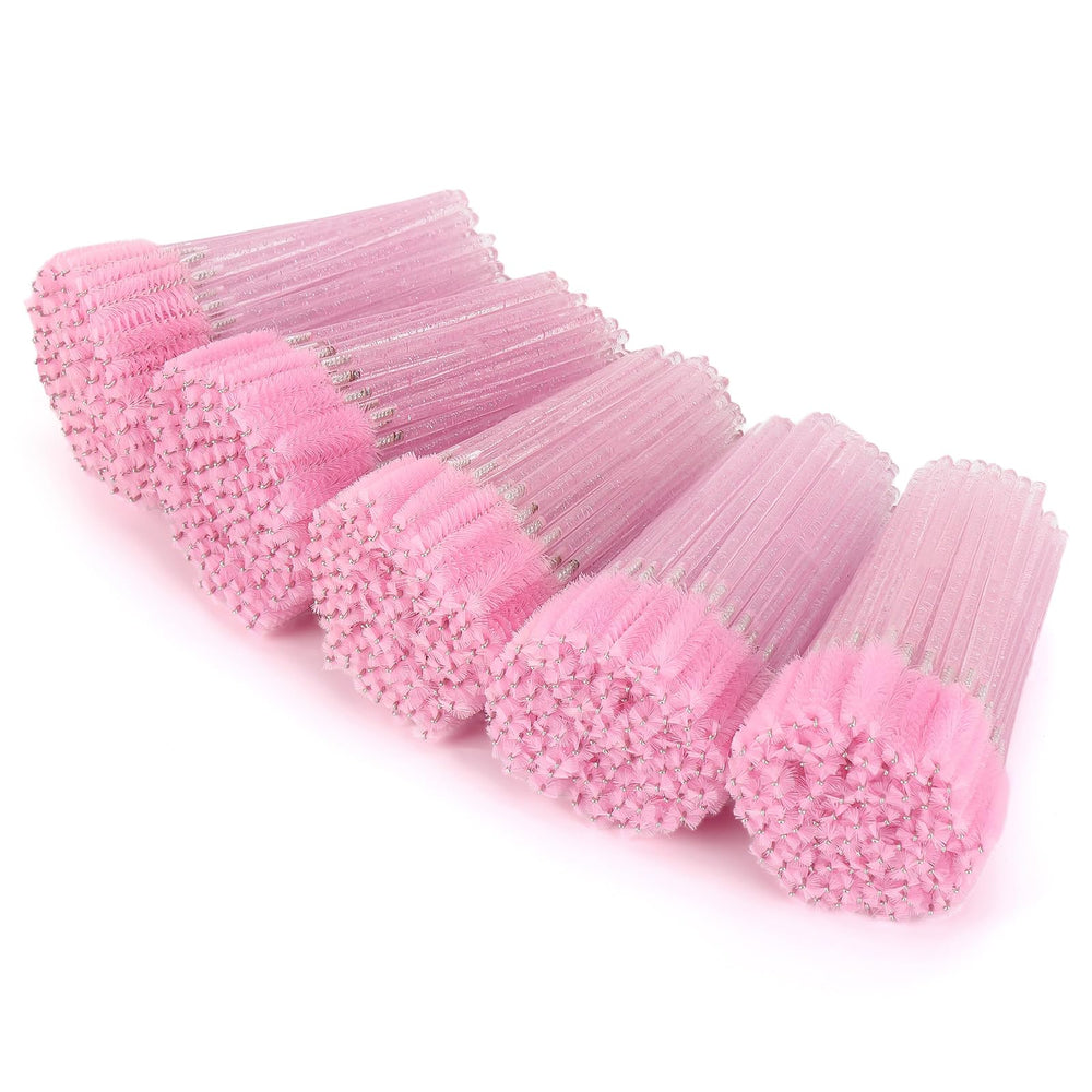 Brosse mascara jetable Tbestmax rose pour definir chaque cil
