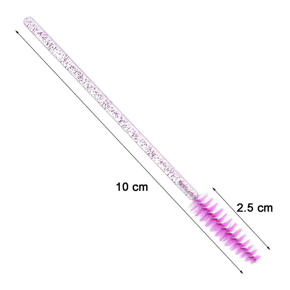 Brosse mascara jetable Tbestmax couleur rouge, application précise.