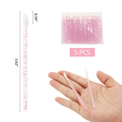 Tbestmax brosse lèvres nylon rose précision sans gaspillage de produit