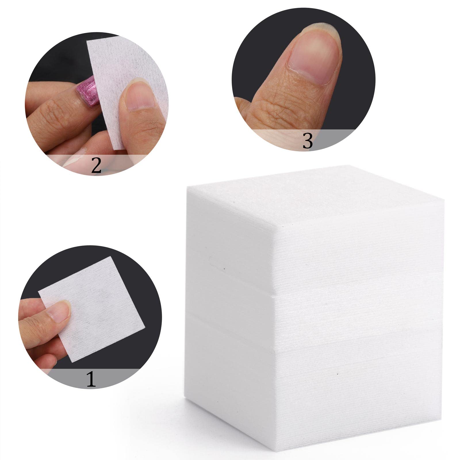 Surface douce et absorption élevée pour soins d’ongles professionnels.