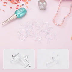 Tbestmax: anneaux échantillons vernis transparents pour contrôle visuel précis.