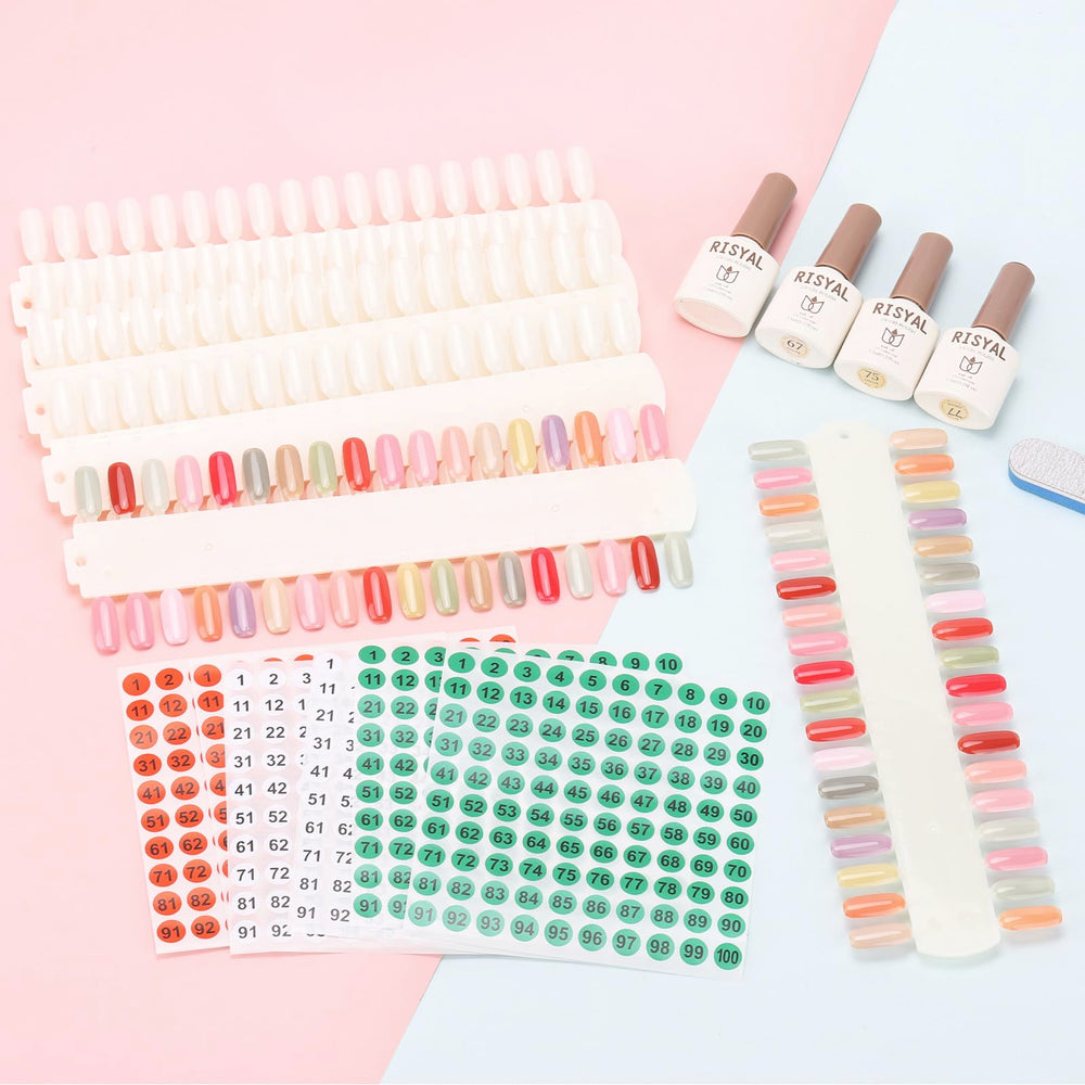 Échantillons vernis Tbestmax avec couleurs précises pour vérifications pro.