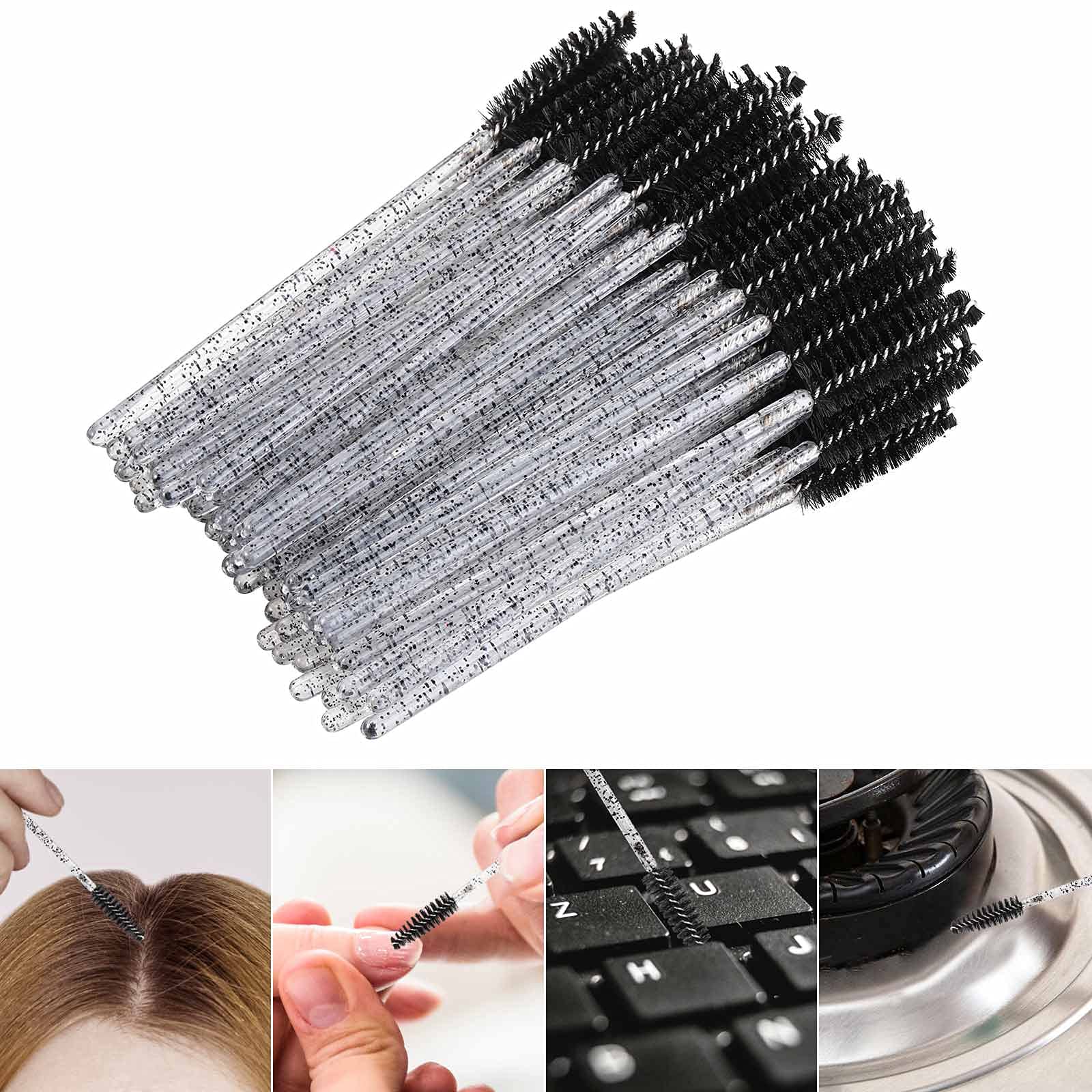 Tbestmax ensemble de 500 embouts noir, pratique et hygiénique