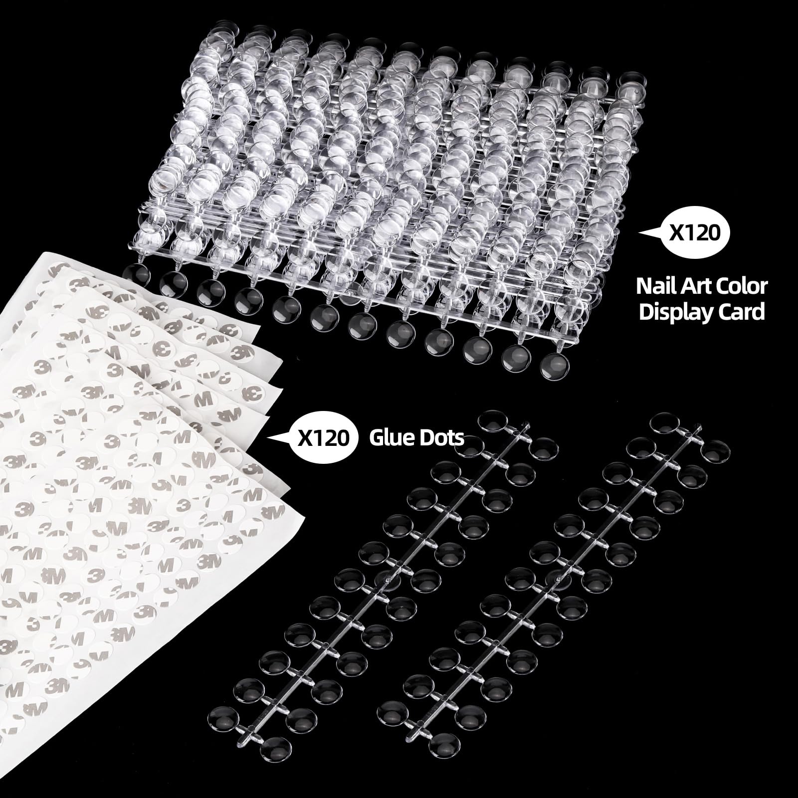 Tbestmax kit formation ongles vernis : outil pratique pour s exercer et présenter les teintes.