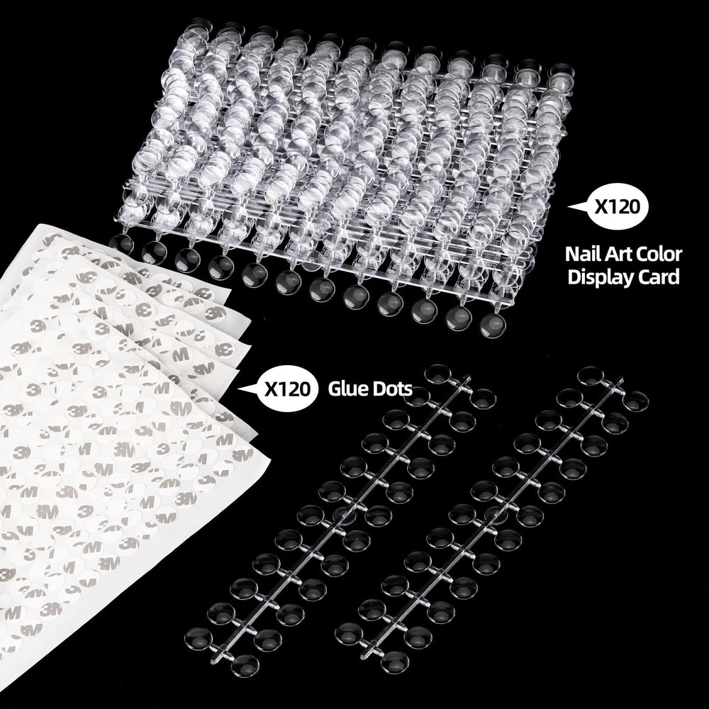 Tbestmax kit formation ongles vernis : outil pratique pour s exercer et présenter les teintes.