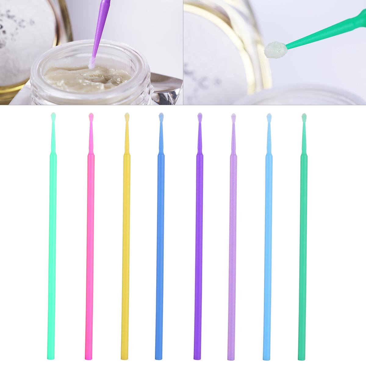 Tbestmax pinceau micro vert clair pour applications délicates.
