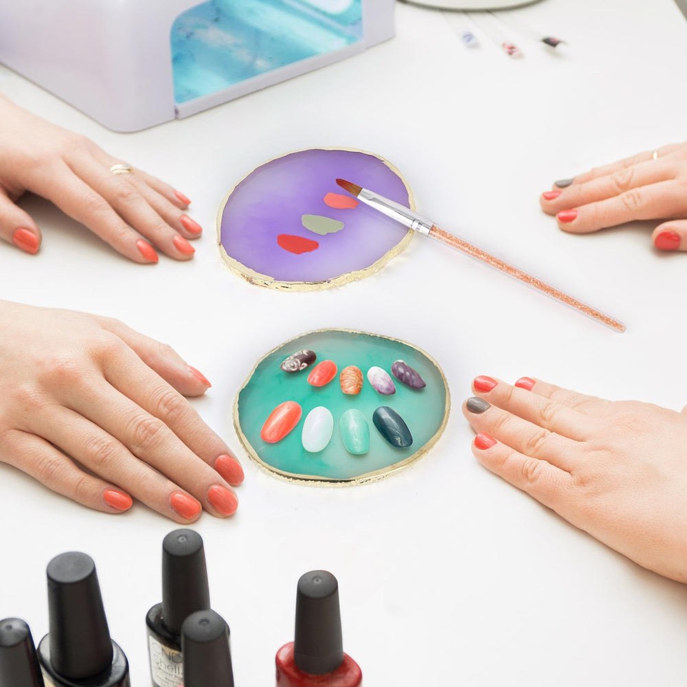 Plateau tout-en-un Tbestmax pour vernis et pigments, gain de place.