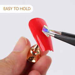Tbestmax: rack compact en bois pour ongles et forme ondulée.