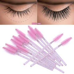 Rouleau nettoyage cils rose jetable Tbestmax elimine les residus