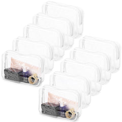 Sacs cosmétiques transparents Tbestmax, rangement rapide en voyage.