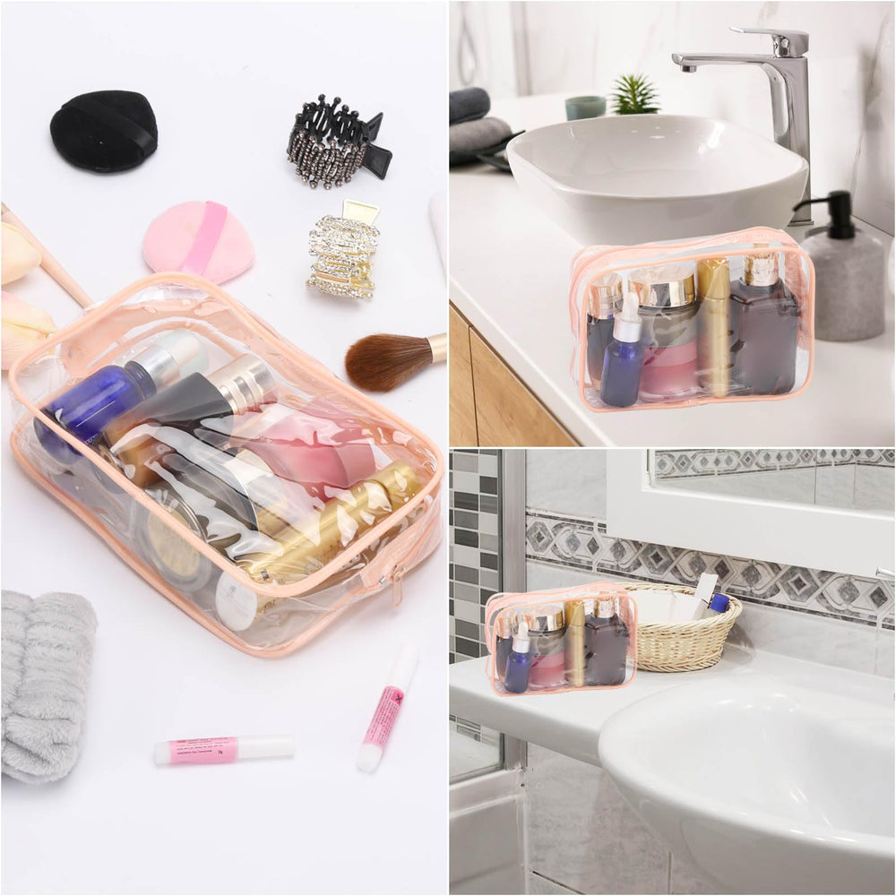 Pochette cosmétique Tbestmax transparente, identifiez rapidement les articles.