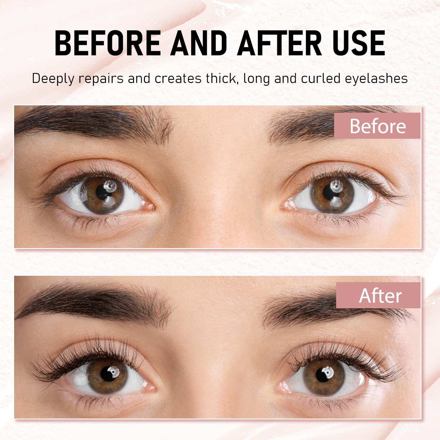 Tbexem Daislashes Sérum cils plus fournis, allure naturelle.