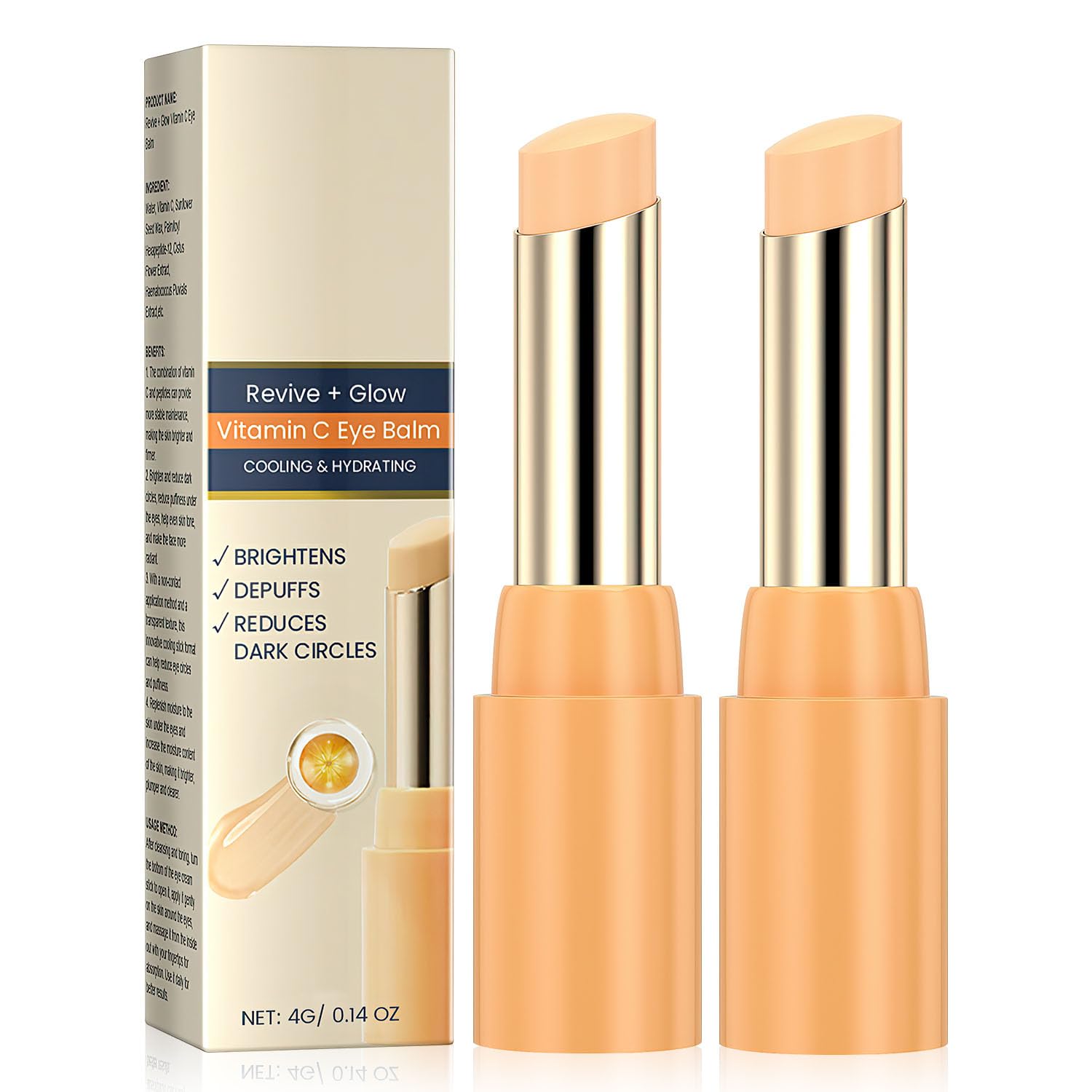 Tbexem Revive Glow baume yeux pot – hydratation ciblée autour du contour des yeux